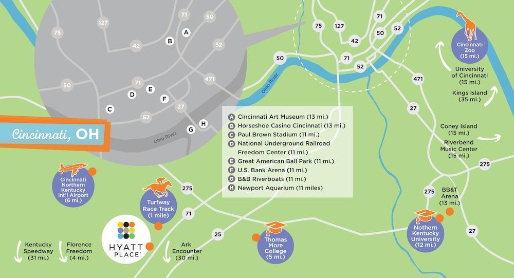 Hyatt Place Cincinnati Airport Florence Esterno foto